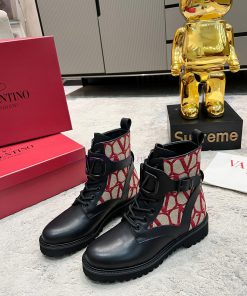Valentino 2023 Autumn/Winter New Women's Boots Top of the line Comfortable and Versatile, Hi0hem9lfo