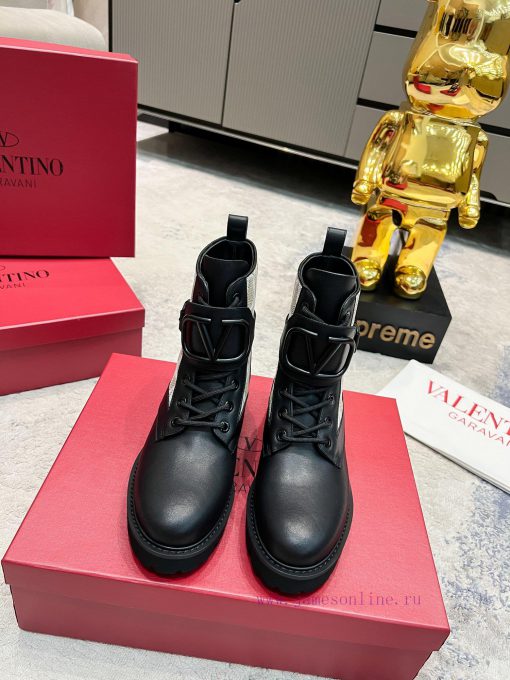 Valentino 2023 Autumn/Winter New Women's Boots Top of the line Comfortable and Versatile, Hiormovgzn - Image 9