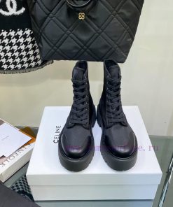 Top tier2022 Autumn/Winter CELINE Yang Mi Same Style Martin Boots Invincible Slimming Martin5swhgqvk