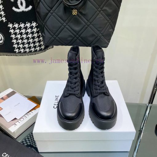 Top tier2022 Autumn/Winter CELINE Yang Mi Same Style Martin Boots Invincible Slimming Martin5swhgqvk - Image 2