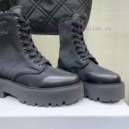 Top tier2022 Autumn/Winter CELINE Yang Mi Same Style Martin Boots Invincible Slimming Martin5swhgqvk - Image 5
