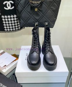 Top tier2022 Autumn/Winter CELINE Yang Mi Same Style Martin Boots Invincible Slimming Martinmt3h4c5t