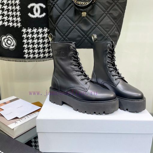 Top tier2022 Autumn/Winter CELINE Yang Mi Same Style Martin Boots Invincible Slimming Martinmt3h4c5t - Image 3