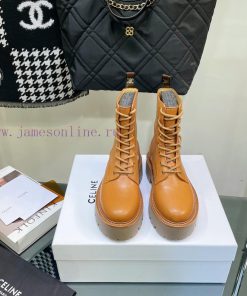 Top tier2022 Autumn/Winter CELINE Yang Mi Same Style Martin Boots Invincible Slimming Martinq4e2wu7h