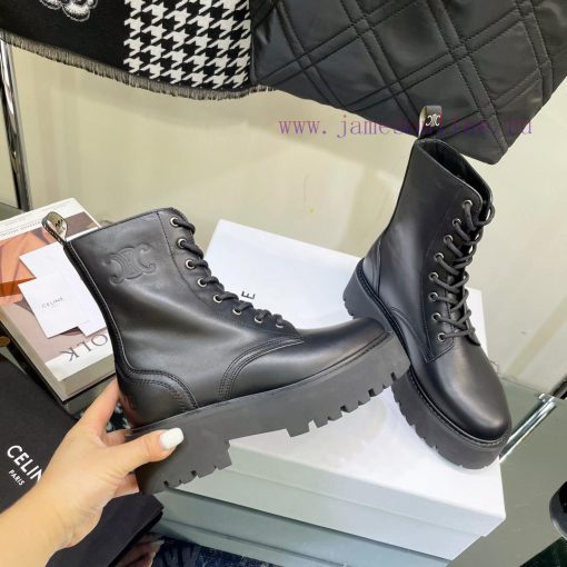 Top tier2022 Autumn/Winter CELINE Yang Mi Same Style Martin Boots Invincible Slimming Martinmt3h4c5t - Image 5