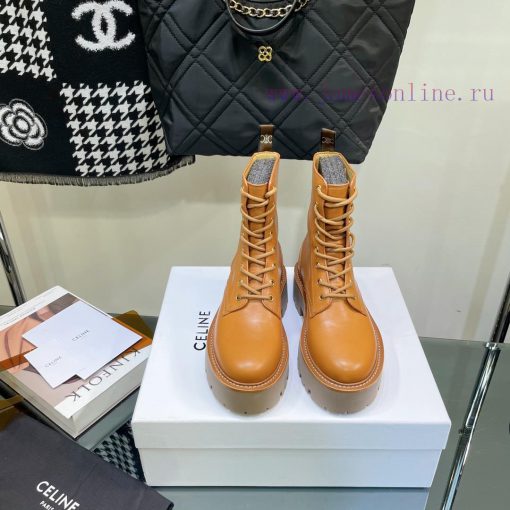 Top tier2022 Autumn/Winter CELINE Yang Mi Same Style Martin Boots Invincible Slimming Martinq4e2wu7h - Image 2