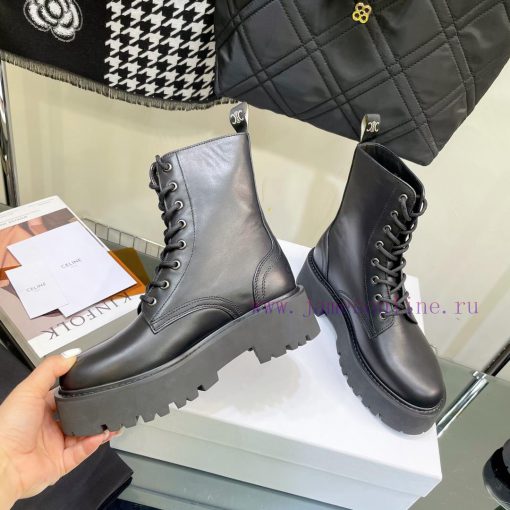 Top tier2022 Autumn/Winter CELINE Yang Mi Same Style Martin Boots Invincible Slimming Martinmt3h4c5t - Image 8