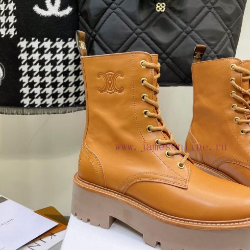 Top tier2022 Autumn/Winter CELINE Yang Mi Same Style Martin Boots Invincible Slimming Martinq4e2wu7h - Image 8