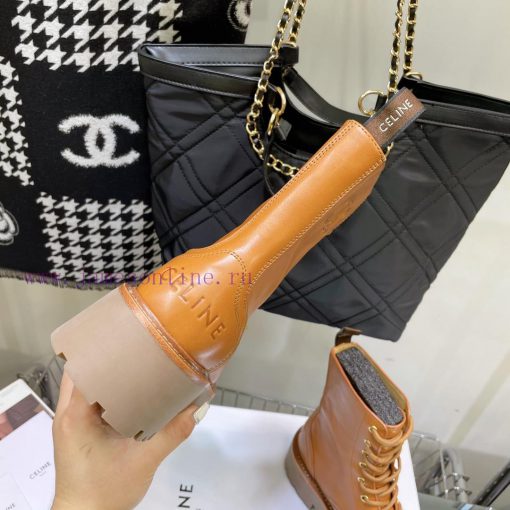 Top tier2022 Autumn/Winter CELINE Yang Mi Same Style Martin Boots Invincible Slimming Martinq4e2wu7h - Image 9