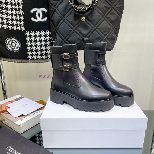Top tier2022 Autumn/Winter CELINE Yang Mi Same Style Martin Boots Invincible Slimming Martinxfi2494e - Image 3