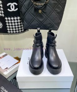 Top tier2022 Autumn/Winter CELINE Yang Mi Same Style Martin Boots Invincible Slimming Martin9dm9lifs
