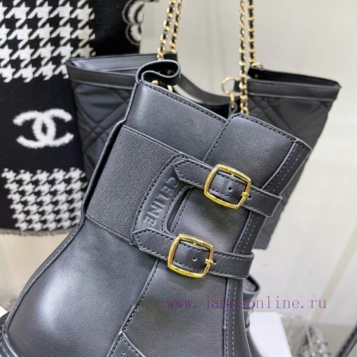 Top tier2022 Autumn/Winter CELINE Yang Mi Same Style Martin Boots Invincible Slimming Martinxfi2494e - Image 5