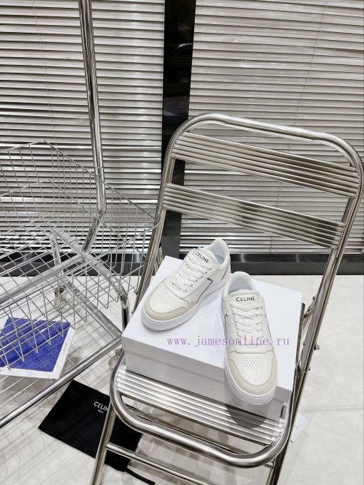 Male 10𝐂𝐄𝐋𝐈𝐍𝐄𝟐𝟎𝟐𝟑/𝐒𝐒 New couple's white shoes casual shoesAfter Celine Panda Shoes became thgya7xf2b - Image 3
