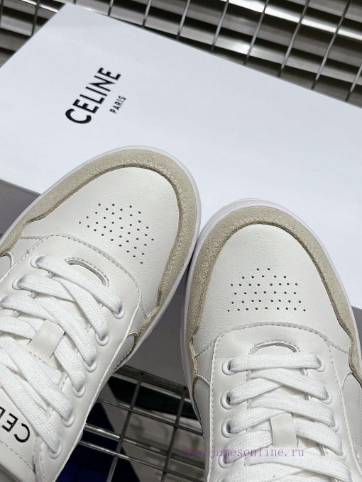 Male 10𝐂𝐄𝐋𝐈𝐍𝐄𝟐𝟎𝟐𝟑/𝐒𝐒 New couple's white shoes casual shoesAfter Celine Panda Shoes became thgya7xf2b - Image 9