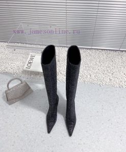 Alexandre Wang | Alexander King 23S Autumn/WinterNew sequined sexy pointed high-heeled boots11grql2s
