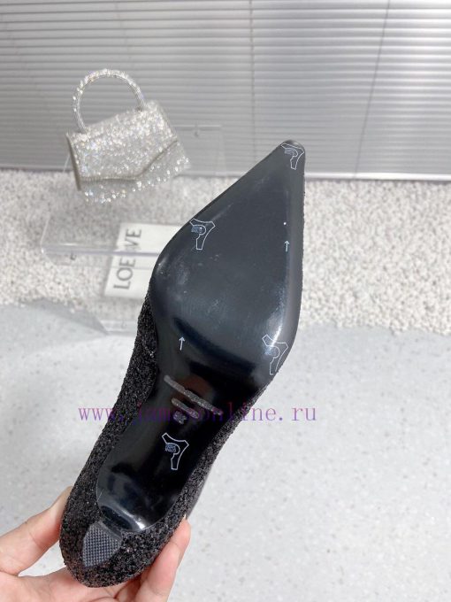 Alexandre Wang | Alexander King 23S Autumn/WinterNew sequined sexy pointed high-heeled boots11grql2s - Image 10