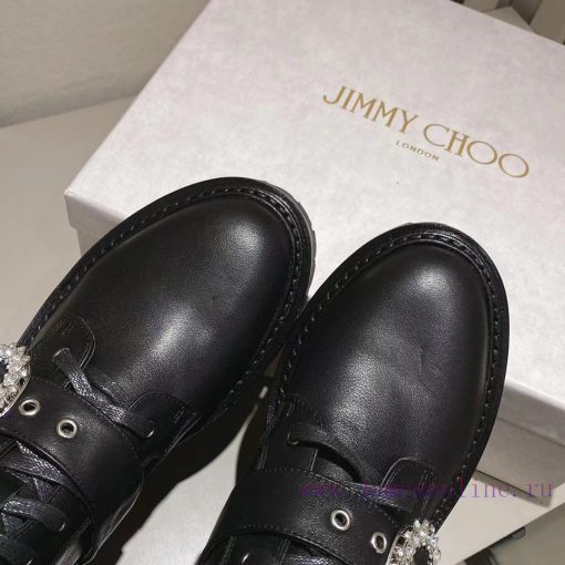 Jimmy Coo military boots with cowhide surface, sheep tendon surface, rubber wear-resistant aox6lpmyp - Image 10