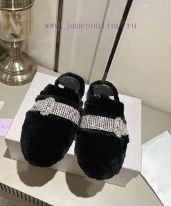 Jimmyhoo's new product, flat ballet shoes with rhinestone rabbit hair, is a timeless classicesqjddgk