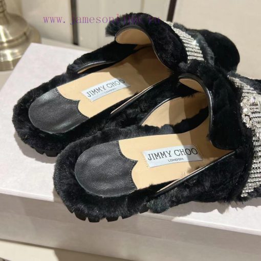 Jimmyhoo's new product, flat ballet shoes with rhinestone rabbit hair, is a timeless classicesqjddgk - Image 8