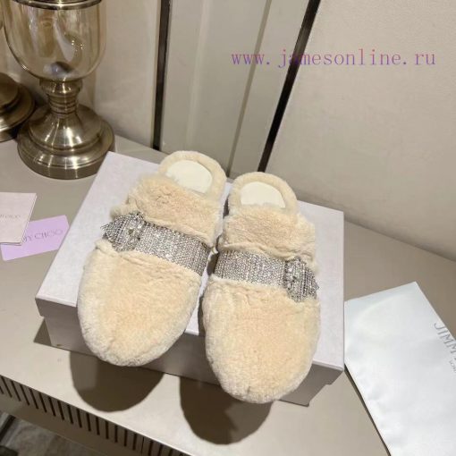 Jimmyhoo's new product, flat ballet shoes with rhinestone rabbit hair, is a timeless classicwblvynkr - Image 9