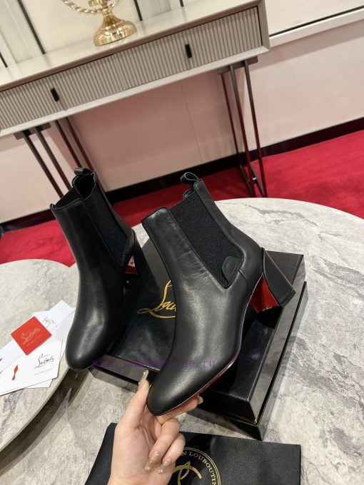 Generation level * ️The Turelastic short boots feature a thick 55mm diagonal heel design, pa55xgbknf - Image 4