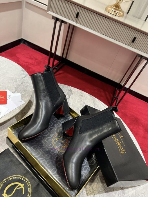 Generation level * ️The Turelastic short boots feature a thick 55mm diagonal heel design, pa55xgbknf - Image 6