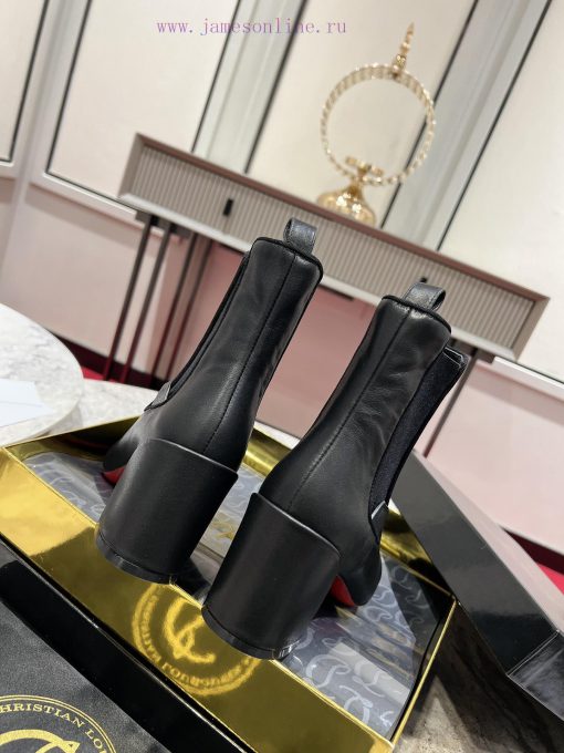 Generation level * ️The Turelastic short boots feature a thick 55mm diagonal heel design, pa55xgbknf - Image 7