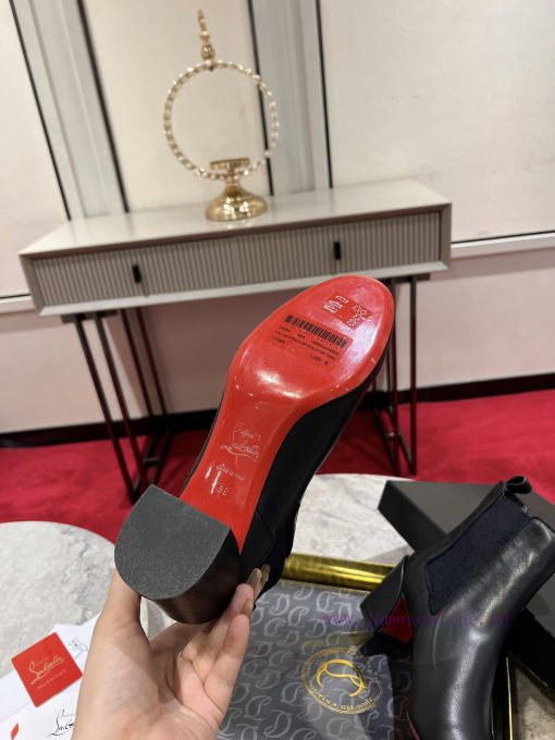 Generation level * ️The Turelastic short boots feature a thick 55mm diagonal heel design, pa55xgbknf - Image 8