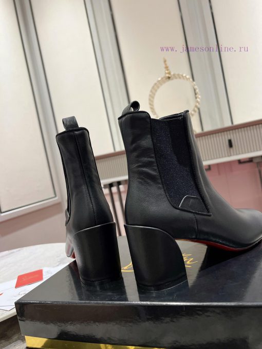 Generation level * ️The Turelastic short boots feature a thick 55mm diagonal heel design, pa55xgbknf - Image 10