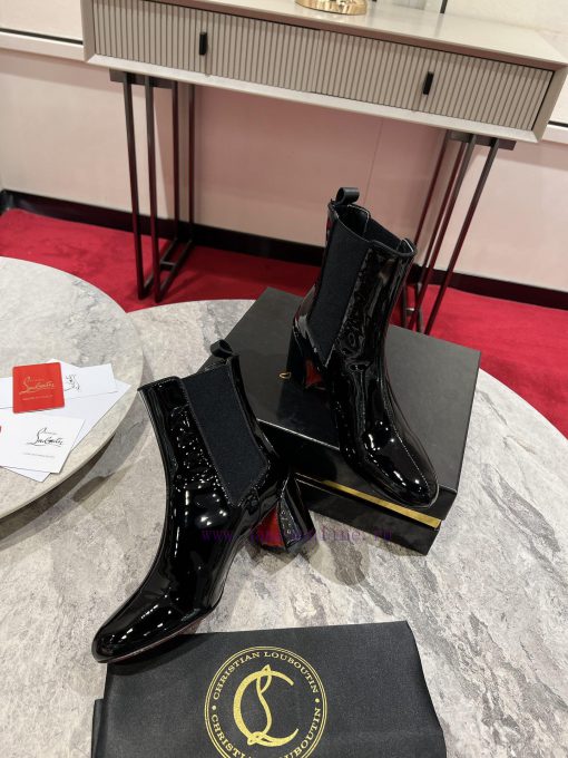 Generation level * ️The Turelastic short boots feature a thick 55mm diagonal heel design, pauhtrkc2y - Image 3