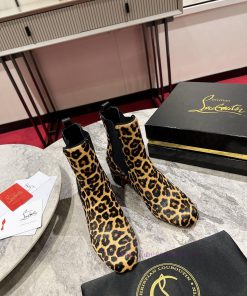 Generation level * ️The Turelastic short boots feature a thick 55mm diagonal heel design, pa2nurqj23