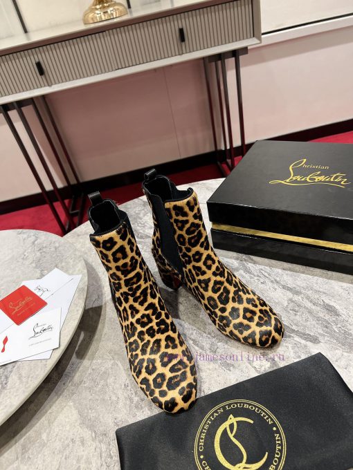 Generation level * ️The Turelastic short boots feature a thick 55mm diagonal heel design, pa2nurqj23 - Image 2