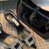 JIMMY CHOO premium patent leather spliced small high heels ️Material: cowhide/PVC inner sheekfgwx33l