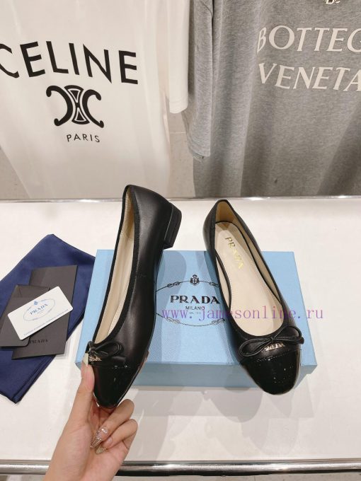 Prada 2024 Spring/Summer New Product Cute and Sweet Flat Flat Single Shoes~The sexy yet cute393dwzgw - Image 3