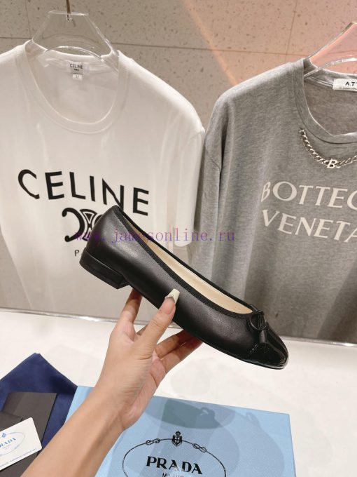Prada 2024 Spring/Summer New Product Cute and Sweet Flat Flat Single Shoes~The sexy yet cute393dwzgw - Image 4