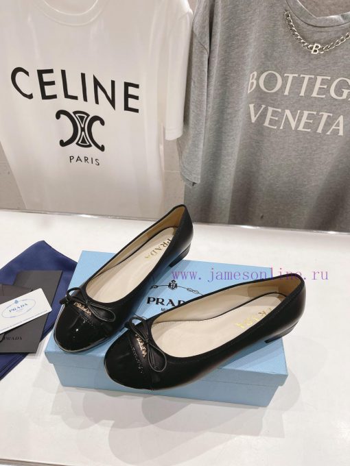 Prada 2024 Spring/Summer New Product Cute and Sweet Flat Flat Single Shoes~The sexy yet cute393dwzgw - Image 5
