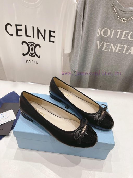 Prada 2024 Spring/Summer New Product Cute and Sweet Flat Flat Single Shoes~The sexy yet cute393dwzgw - Image 6