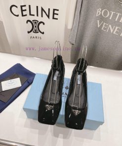 Prada 2024 Spring/Summer New Product Cute and Sweet Flat Flat Single Shoes~The sexy yet cute6t46i7dn