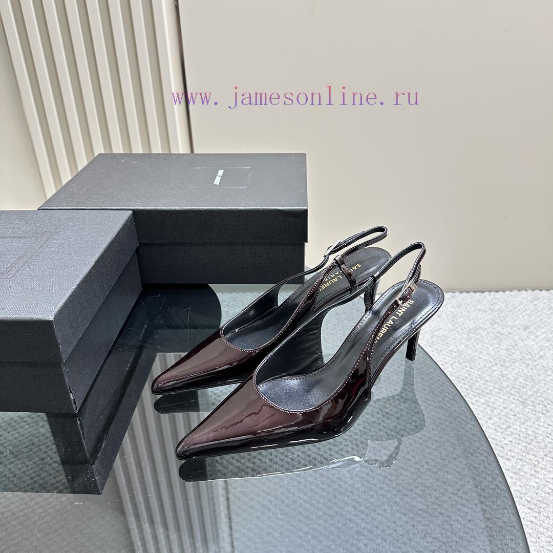 Top quality 𝗦𝗔𝗜𝗡𝗧𝗟𝗔𝗨𝗥𝗘𝗡 * 23/Autumn/Winter YSL Saint Laurent pointed high heelsOnly YSL unde8ag6zdpy - Image 2