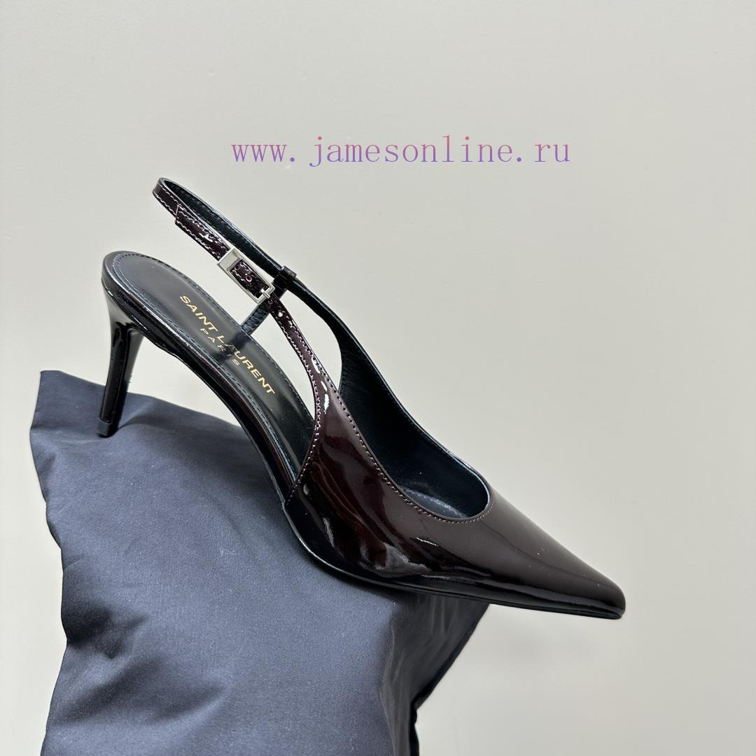 Top quality 𝗦𝗔𝗜𝗡𝗧𝗟𝗔𝗨𝗥𝗘𝗡 * 23/Autumn/Winter YSL Saint Laurent pointed high heelsOnly YSL unde8ag6zdpy - Image 8
