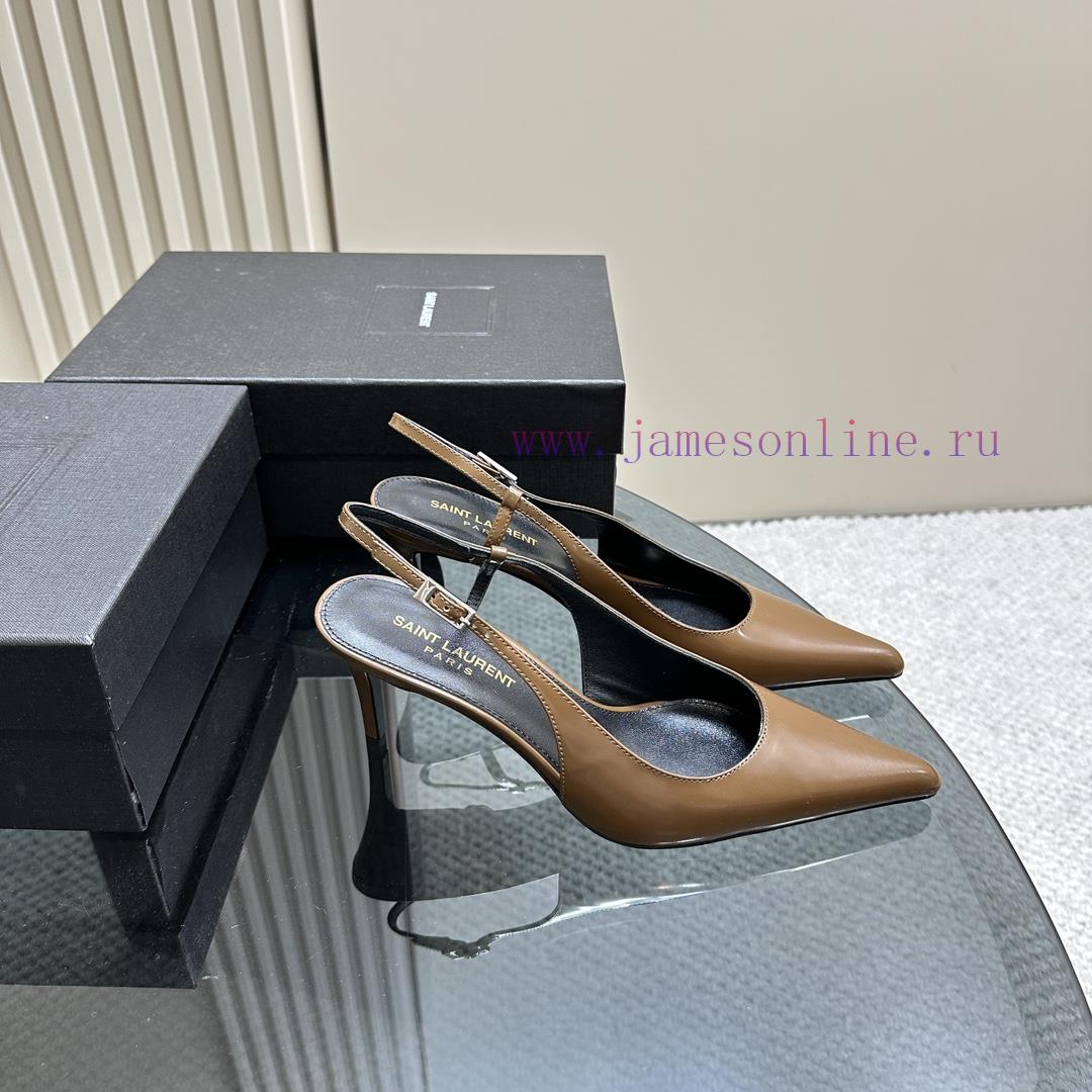 Top quality 𝗦𝗔𝗜𝗡𝗧𝗟𝗔𝗨𝗥𝗘𝗡 * 23/Autumn/Winter YSL Saint Laurent pointed high heelsOnly YSL undem521vi4d - Image 3