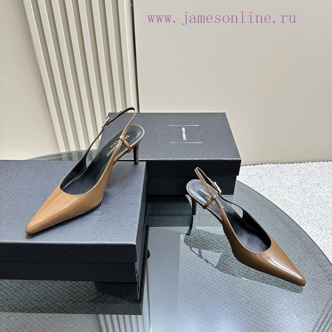 Top quality 𝗦𝗔𝗜𝗡𝗧𝗟𝗔𝗨𝗥𝗘𝗡 * 23/Autumn/Winter YSL Saint Laurent pointed high heelsOnly YSL undem521vi4d - Image 4