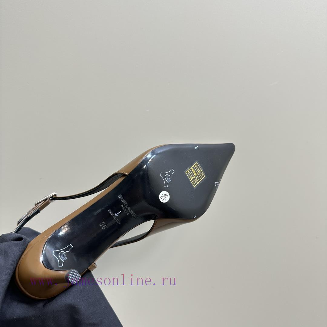 Top quality 𝗦𝗔𝗜𝗡𝗧𝗟𝗔𝗨𝗥𝗘𝗡 * 23/Autumn/Winter YSL Saint Laurent pointed high heelsOnly YSL undem521vi4d - Image 10