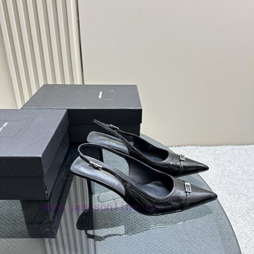 Top quality 𝗦𝗔𝗜𝗡𝗧𝗟𝗔𝗨𝗥𝗘𝗡 * 23/Autumn/Winter YSL Saint Laurent pointed high heelsOnly YSL unde51dmozz8 - Image 3