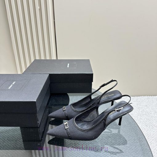 Top quality 𝗦𝗔𝗜𝗡𝗧𝗟𝗔𝗨𝗥𝗘𝗡 * 23/Autumn/Winter YSL Saint Laurent pointed high heelsOnly YSL undewq80w3fl - Image 2