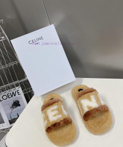 CELINE classic autumn and winter fur mop with numerous internet famous stars planting grass.6yjd701j