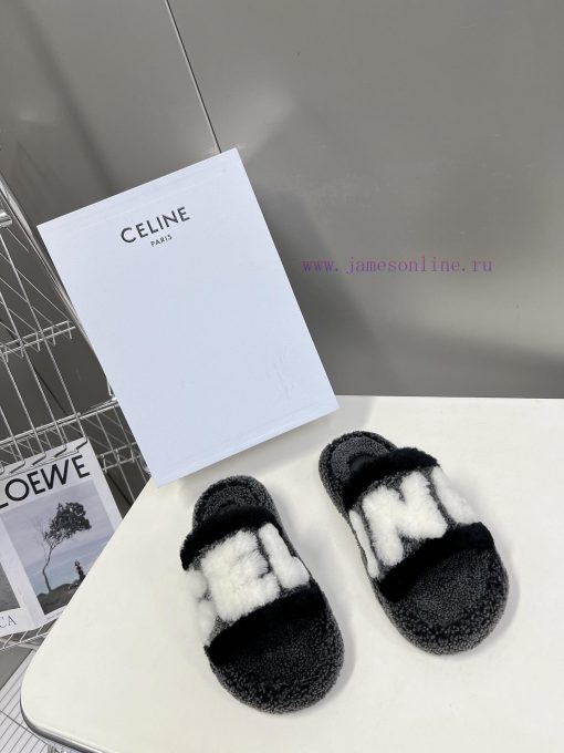 CELINE classic autumn and winter fur mop with numerous internet famous stars planting grass.nwthi5d5 - Image 2