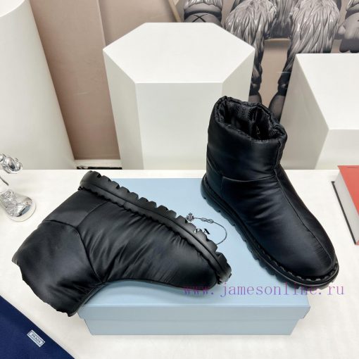 Top tierPRADA's latest runway collection for couples in space cotton boots for autumn and wiic3adw0b - Image 8