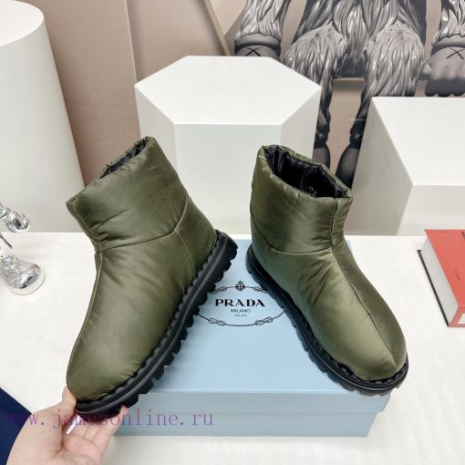 Top tierPRADA's latest runway collection for couples in space cotton boots for autumn and wiofjxe8pt - Image 5