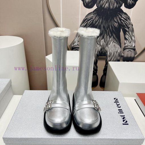 Top tierLost in echo buckle design snow boots seriesFrom a domestic niche designer shoe bran4wfm203a